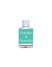Grateful & Thankful Mini Hand Gel Sanitizer-Anti Bacterial