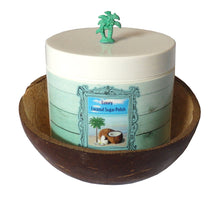 Coconut Shell Sugar Polish Gift Set-Comes With a FREE PALM TREE CHARM