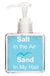 Salt in the Air Sand in My Hair Beach Quote Hand Soap-Free Starfish Charm