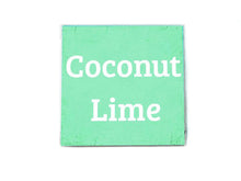 Coconut Lime Scent Quote Soap Bar