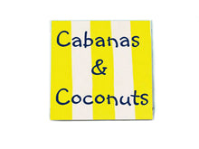 Cabanas & Coconuts Beach Quote Soap Bar