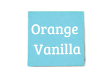 Orange Vanilla Scent Quote Soap Bar