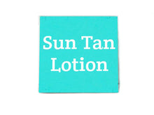 Sun Tan Lotion Scent Quote Soap Bar