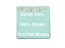 Sandy Toes ,Salty Kisses ,Starfish Wishes Beach Quote Soap Bar
