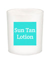 SUN TAN LOTION Quote Candle-All Natural Coconut Wax