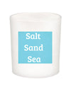 Salt Sand & Sea Quote Candle-All Natural Coconut Wax