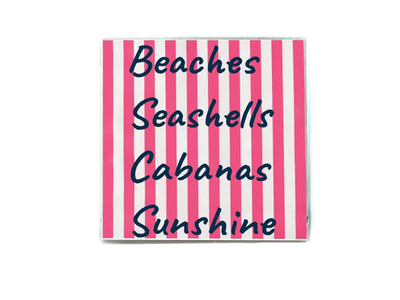 Beaches & Cabanas Beach Quote Soap Bar
