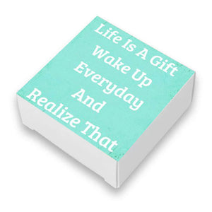 Life Is A Gift Inspiration Quote Soap Bar