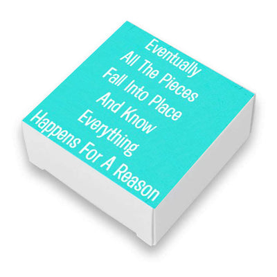 All The Pieces Inspiration Quote Soap Bar