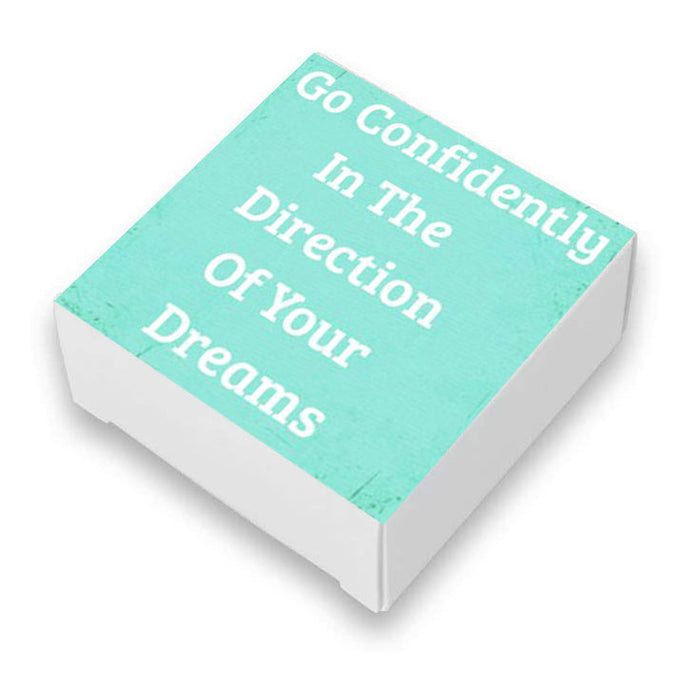 Go Confidently Inspiration Quote Soap Bar