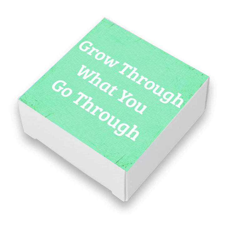 Grow Through Inspiration Quote Soap Bar