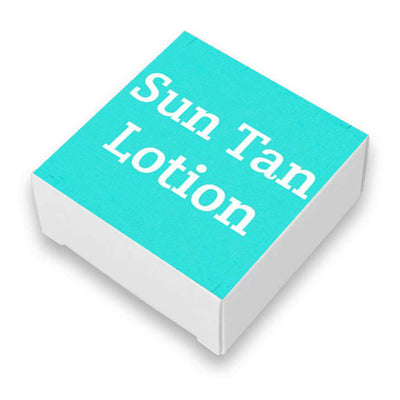 Sun Tan Lotion Scent Quote Soap Bar