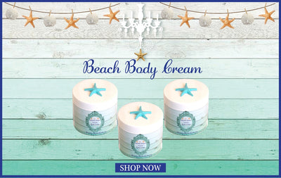 Starfish Beach Body Cream-WHOLESALE SET OF 3 COUNT