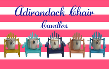 Luxury Miniature Adirondack Chair Candle-Comes with a free Necklace Charm-Design Your Own