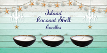 Luxury Island Coconut Shell Candle-FAVOR SET OF 15 COUNT