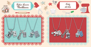 BAKER LOVERS NECKLACES-6 DESIGNS