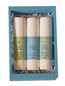 Coastal Crate Island Butter Balm Solid Lotion Bar Gift Set-Free Starfish Charm