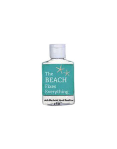 The Beach Fixes Everything Beach Quote Mini Hand Gel Sanitzer-Anti Bacterial