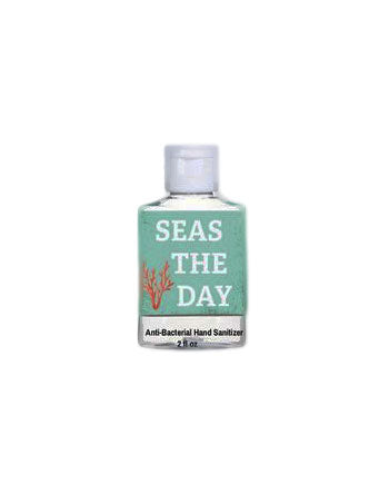 Seas the Day Beach Quote Mini Hand Gel Sanitzer-Anti Bacterial