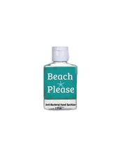 Beach Please Beach Quote Mini Hand Gel Sanitzer-Anti Bacterial