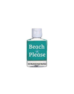 Beach Please Beach Quote Mini Hand Gel Sanitzer-Anti Bacterial