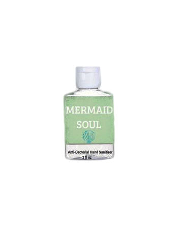 Mermaid Soul Beach Quote Mini Hand Gel Sanitzer-Anti Bacterial