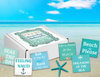 Beach Quote Soaps Gift Box--Free Starfish Beach Charm