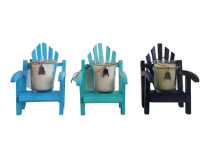 Luxury Miniature Adirondack Chair Candle-Comes with a free Necklace Charm-Design Your Own