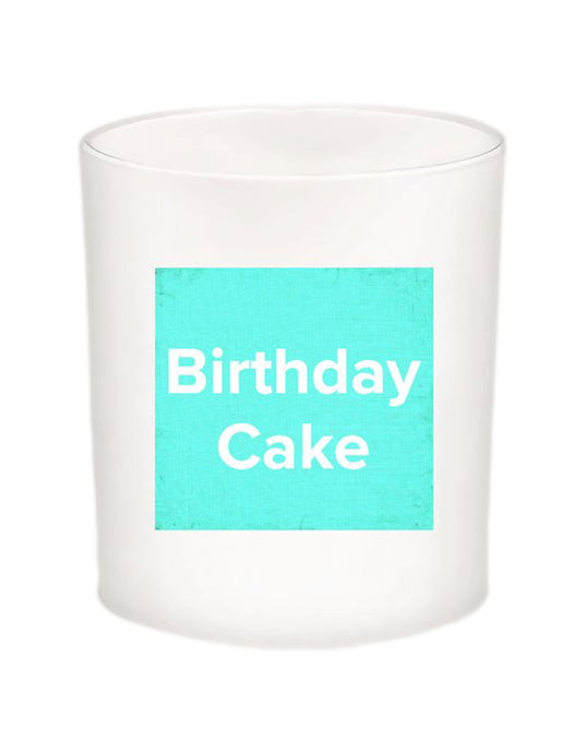 Birthday Cake Quote Candle-All Natural Coconut Wax