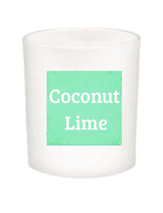 Coconut Lime Quote Candle-All Natural Coconut Wax