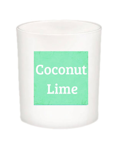 Coconut Lime Quote Candle-All Natural Coconut Wax