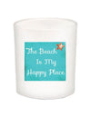 The Beach is My Happy Place Quote Candle-All Natural Coconut Wax