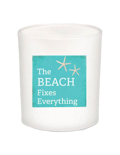 The Beach Fixes Everything Quote Candle-All Natural Coconut Wax