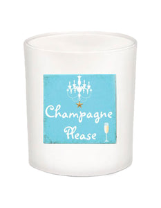 Champagne Please Quote Candle-All Natural Coconut Wax