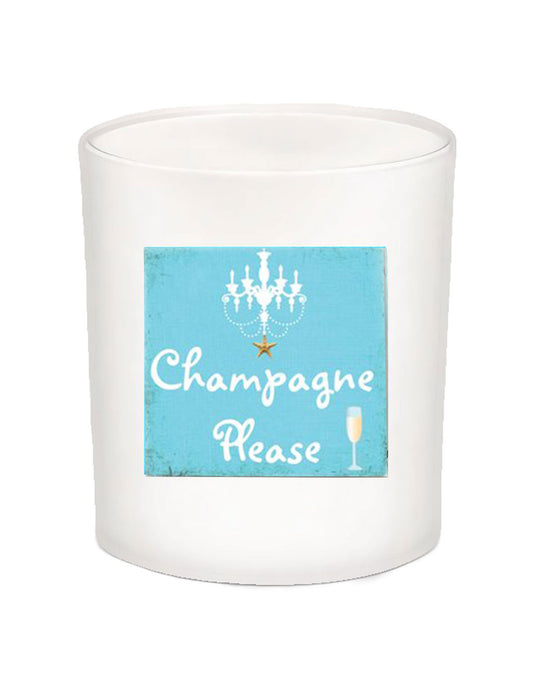 Champagne Please Quote Candle-All Natural Coconut Wax