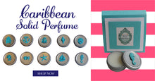 Luxury Beach Solid Perfume-Comes with a free Necklace Charm-DESIGN YOUR OWN