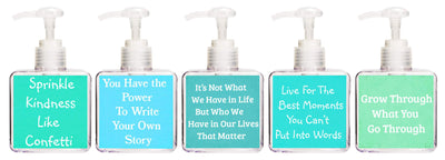 Eventually All The Pieces Quote Hand Soap-Free Starfish Charm