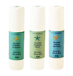 Cocoa Butter Island Butter Balm Bar-Solid Lotion Bar-Free Starfish Charm