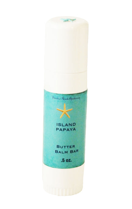 Papaya Island Butter Balm Bar-Solid Lotion Bar-Free Starfish Charm