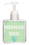 Mermaid Soul Quote Hand Soap-Free Starfish Charm