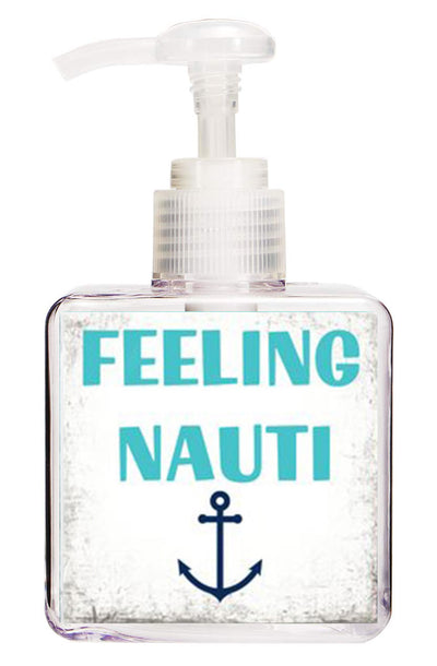 Feeling Nauti Beach Quote Hand Soap-Free Starfish Charm