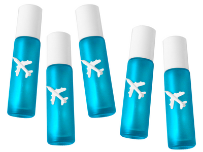 Sand & Sea Aromatherapy Ocean Blue Airplane Roll On Perfume-Free Starfish Charm
