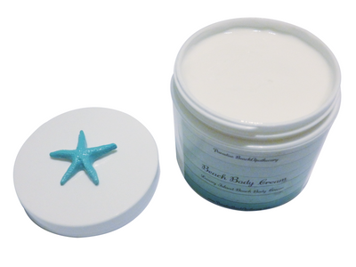 Travel Size Starfish Beach Body Cream 2 OZ-Free Starfish Charm