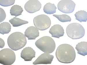 Seashore Shell Soaps Apothecary Jar Set of 2-Free Shell Jewelry Charm