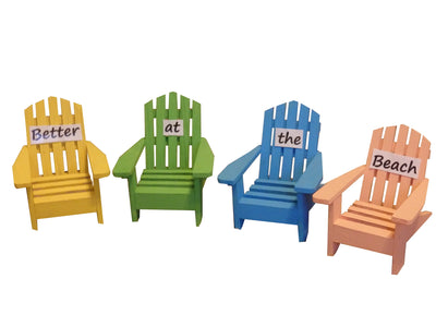 Adirondack Chairs Life is Better at the Beach Set
