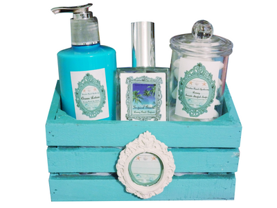 Tropical Happiness Gift Crate Set-Free Beach Charm