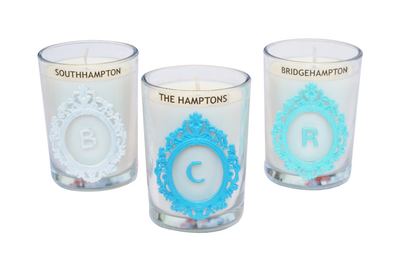 Luxury Monogram The Hamptons Seaside 100% Coconut SOY 8 oz. Candle