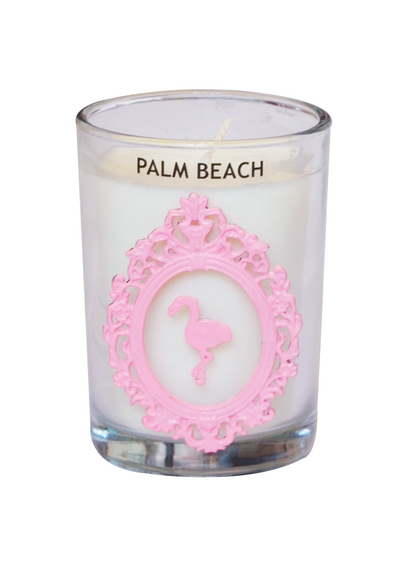 Luxury Flamingo Palm Beach 100% Coconut SOY 8 oz. Candle