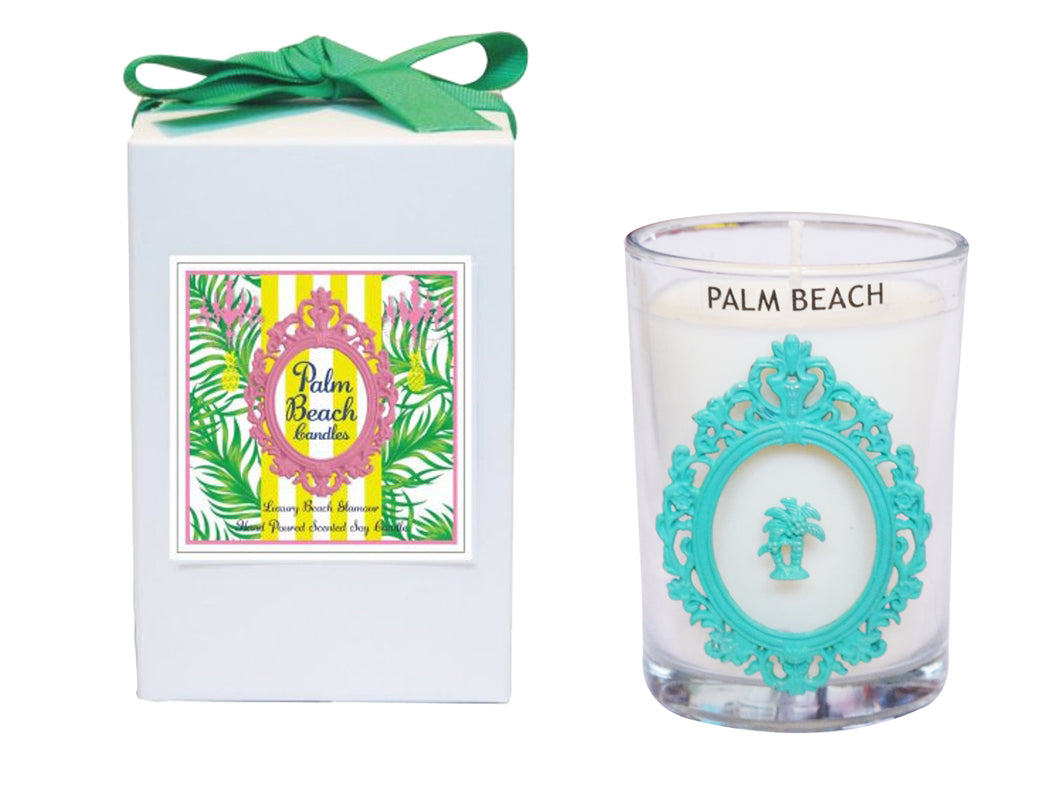 Luxury Palm Tree Palm Beach 100% Coconut SOY 8 oz. Candle