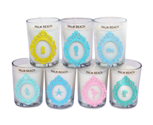 Palm Beach Candles Set of 2 Gift Box-Free Beach Charm-